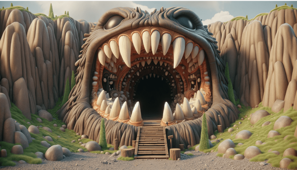 The Toe Monsters Cave Entrance